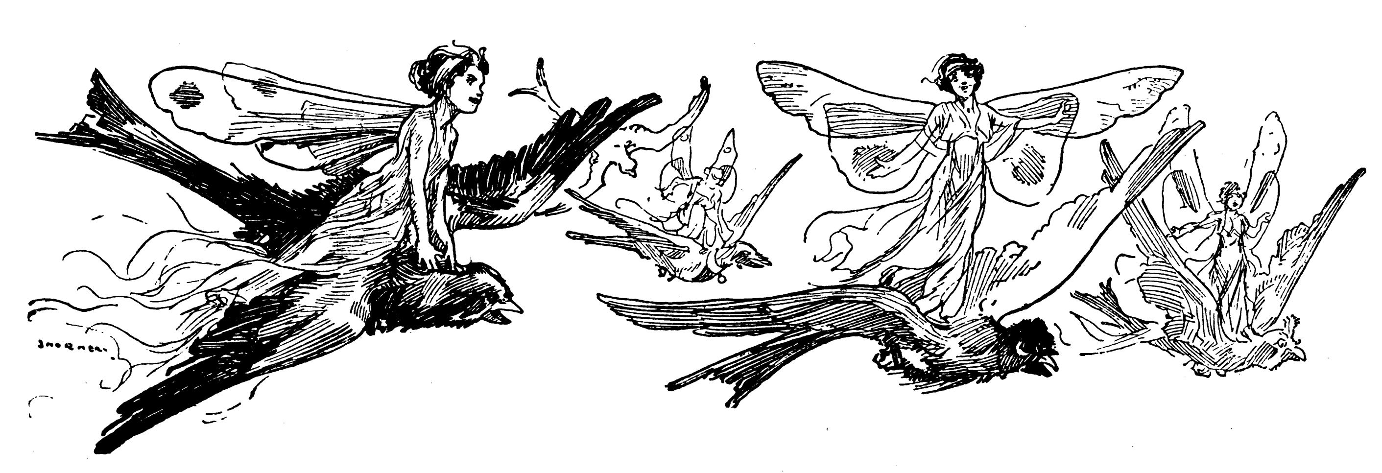 The Flower Fairies sing with the birds